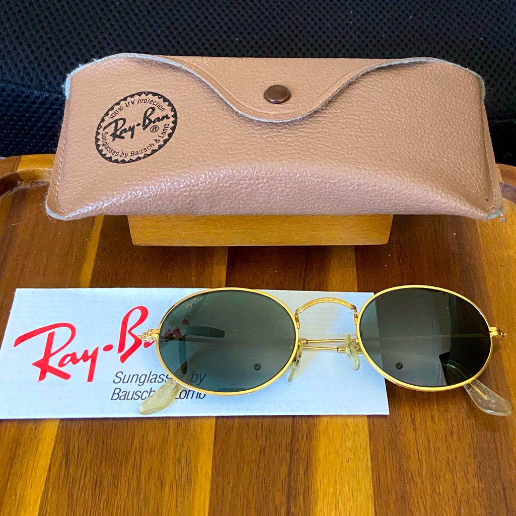 Ray-Ban Sunglasses John Lennon Vintage 90s B&L W0976 Classic Collection Gold